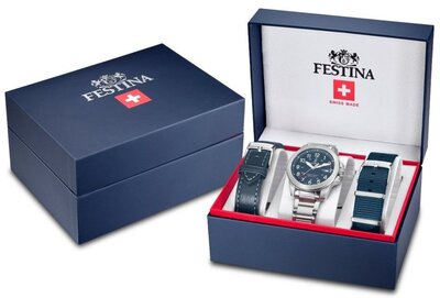 Festina Swiss Made 20081/2 (+ 2 curele de rezervă)