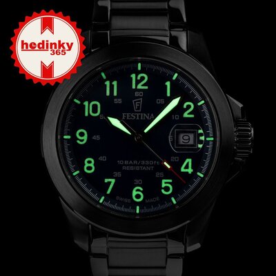 Festina Swiss Made Field 20081/2 (+ 2 curele de schimb)