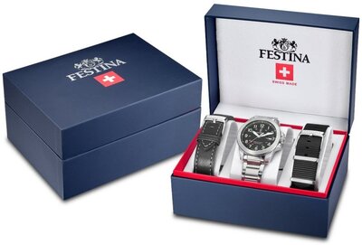 Festina Swiss Made 20081/4 (+ 2 curele de rezervă)