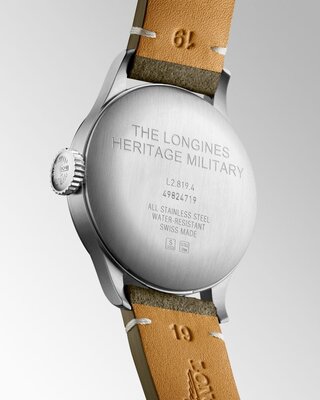 Longines Heritage Avigation Automatic L2.819.4.93.2 Heritage Military (+ náhradní řemínek)