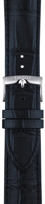 Curea din piele Tissot T852.051.025 22mm, culoarea albastră, Quick Release