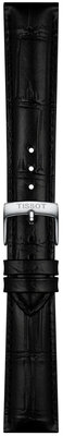 Curea din piele Tissot T852.051.027 18mm, culoarea neagră, Quick Release