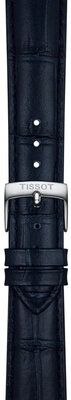 Curea din piele Tissot T852.051.029 18mm, culoarea albastră, Quick Release