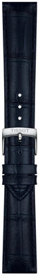 Curea din piele Tissot T852.051.029 18mm, culoarea albastră, Quick Release