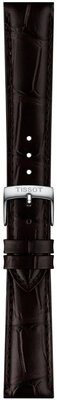 Curea din piele Tissot T852.051.032 18mm, culoarea maro, Quick Release