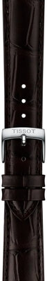 Curea din piele Tissot T852.051.032 18mm, culoarea maro, Quick Release