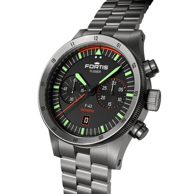 Fortis Flieger F-43 Bicompax Automatic Chronograph F4240004