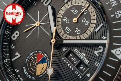 Fortis Novonaut N-42 Automatic Chronograph Amadee-24 F2040016 Limited Edition 100pcs (+ curea de schimb)