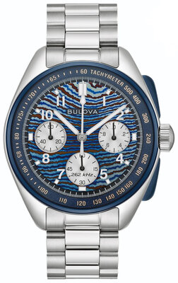 Bulova Lunar Pilot Quartz Chronograph 98A329 Timascus Limited Edition 5500pcs