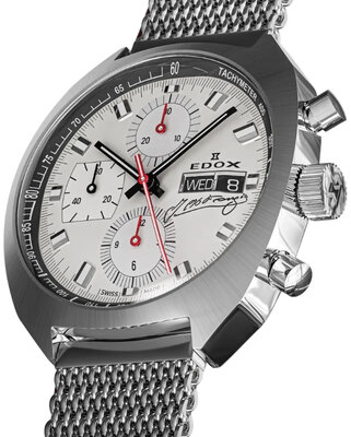 Edox Sportsman Automatic Chronograph 01132 3G BEAN Juan Manuel Fangio Limited Edition 115pcs (+ curea de rezervă)