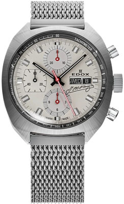 Edox Sportsman Automatic Chronograph 01132 3G BEAN Juan Manuel Fangio Limited Edition 115pcs (+ curea de rezervă)