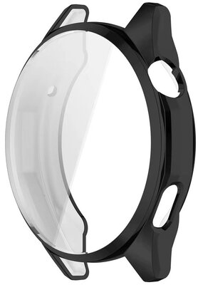 Husă de protecție (pentru Huawei Watch GT 6/7, 46mm), din plastic, negru + sticlă