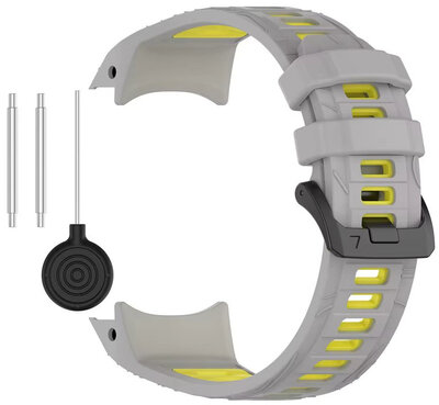 Curea de silicon Ricardo 22mm (pro Garmin Instinct 3, 45mm), culoarea bej