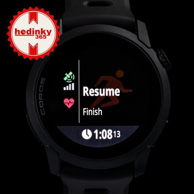 Coros Pace 4 Black / Silicone Band
