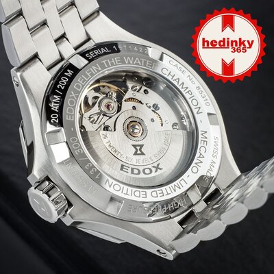 Edox Delfin Mecano 85310-3dm-ngin Limited Edition 300pcs (+ winder pentru ceas)