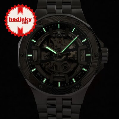 Edox Delfin Mecano 85310-3dm-ngin Limited Edition 300pcs (+ winder pentru ceas)