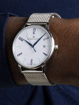 Maurice Lacroix Eliros Gents EL1118-SS00E-120-C (+ curea de rezervă)