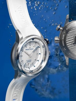Maurice Lacroix Pontos S Diver Automatic PT6248-SS00L-130-4 (+ curele de rezervă)