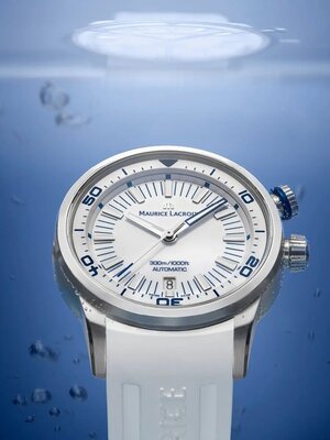 Maurice Lacroix Pontos S Diver Automatic PT6248-SS00L-130-4 (+ curele de rezervă)