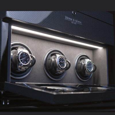 Înfășurător ceas Heisse & Söhne Loop Carbon 70019-244.67