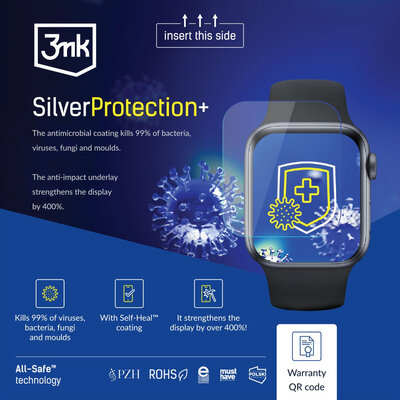 Folie de protecție 3mk SilverProtection+ pentru ceasuri