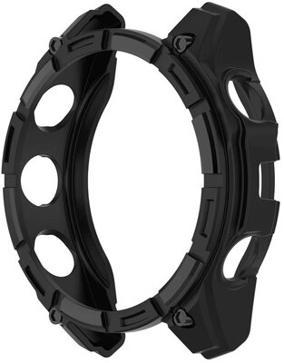 Capac de protecție (pro Garmin Tactix 8 AMOLED, 47mm), din silicon, culoarea neagră
