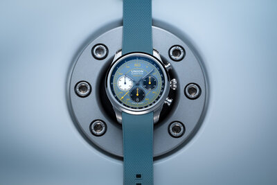 Union Glashütte Belisar Chronograph D009.427.17.042.09 Speedster Limited Edition 388pcs (+ curea de rezervă)