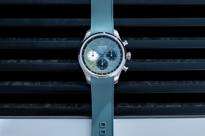 Union Glashütte Belisar Chronograph D009.427.17.042.09 Speedster Limited Edition 388pcs (+ curea de rezervă)