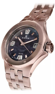 Edox Diver Date Lady Quartz 53100-37rm-nanr