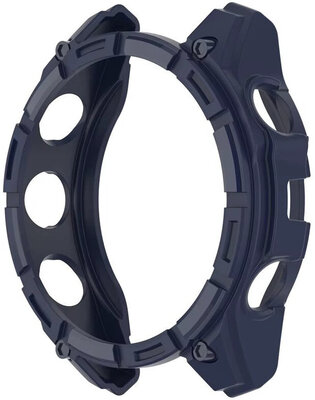 Capac de protecție (pro Garmin Fenix 8 SOLAR, 47mm), din silicon, culoarea albastră