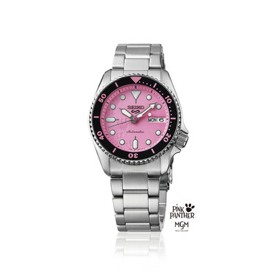 Seiko 5 Sports Automatic SRPM07K1 Pink Panther Limited Edition 9999pcs (+ curea de rezervă)