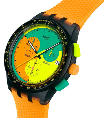 Swatch Neon Signal Flag SUSB422