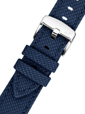 Curea textilă Morellato Peschici 6170E46.062 M, culoarea albastră, material reciclat