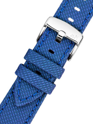 Curea textilă Morellato PESCHICI 6170E46.065 M, culoarea albastră, material reciclat