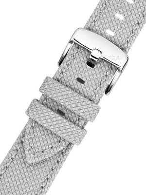 Curea textilă Morellato Peschici 6170E46.093 M, culoarea gri, material reciclat