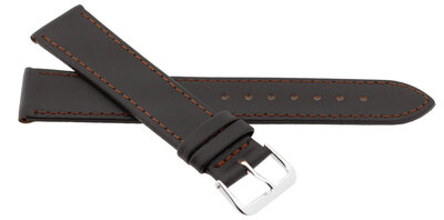 Curea din piele JVD R23002 16mm, maro
