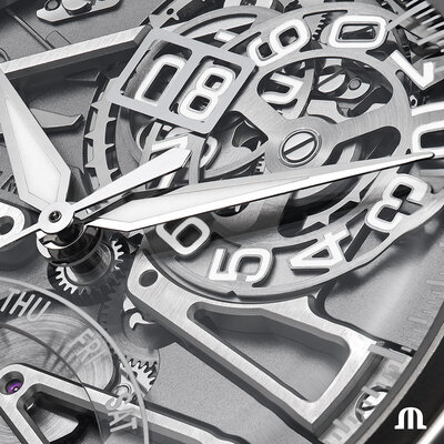 Maurice Lacroix 1975 Automatic 758008-SS001-090-2 Master Grand Date Retrograde Special Edition