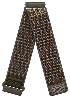 Curea de nailon Coros (pro Nomad), culoarea maro, Quick Release