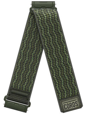Curea de nailon Coros (pro Nomad), culoarea verde, Quick Release