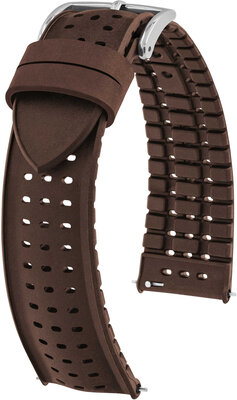 curea din cauciuc Hirsch NYAD L 0921099010-2, maro, cauciuc natural, lungime L, Quick Release