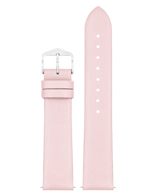 Curea din piele Hirsch Cashmere M 03902123-2, roz, piele de vițel, lungime M, Quick Release