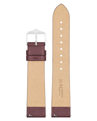 Curea din piele Hirsch Cashmere M 03902161-2, maro, piele de vițel, lungime M, Quick Release