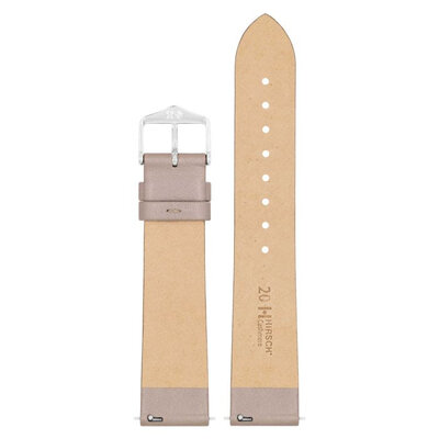Curea din piele Hirsch Cashmere M 03902195-2, bej, piele de vițel, lungime M, Quick Release