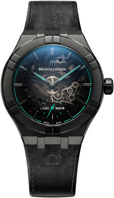 Maurice Lacroix Aikon Automatic Skeleton AI6028-DLB0B-030-H Label Noir Limited Edition 100pcs (+ curea de rezervă)