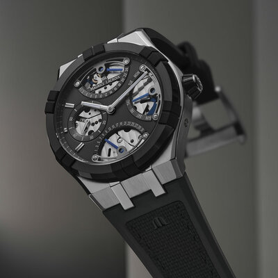 Maurice Lacroix Aikonic Automatic Skeleton AC6068-SSL20-230-2 Master Triple Retrograde