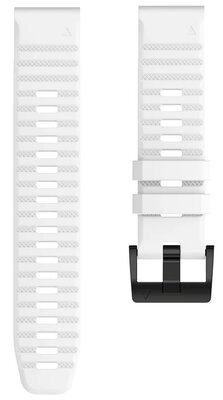 Curea de silicon Ricardo 26mm (pro Garmin Fenix 8/7X/6X (51mm), Tactix aj.), culoarea albă V2, QuickFit