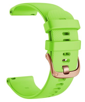 Curea din silicon Ricardo Aprica 18mm, Green, Quick Release