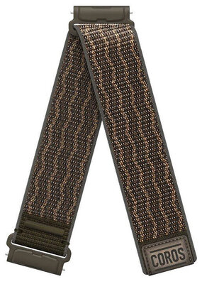 Curea de nailon Coros (pro Nomad), culoarea maro, Quick Release, lungime mai mare