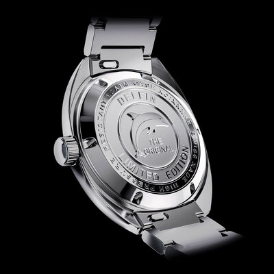 Edox Delfin The Original 1961 Automatic 80143-3m-ain Delfin re-edition 65th Anniversary Limited Edition 265pcs (+ curea de rezervă)