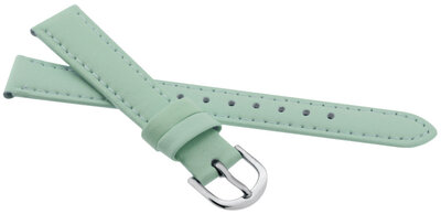 Curea din piele artificială JVD RJ7148.26 14mm, culoarea verde